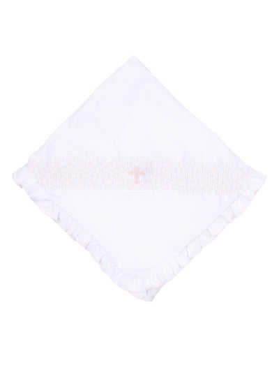 So Blessed Ruffle Blanket - Pink