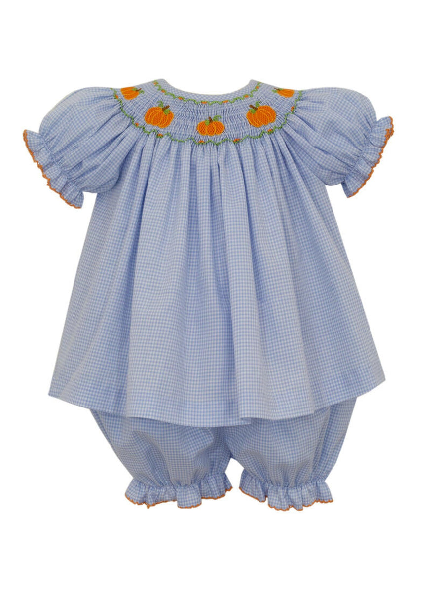 Itsy Bitsy Girls Pink Striped Pumpkin Bloomers Set main image 0