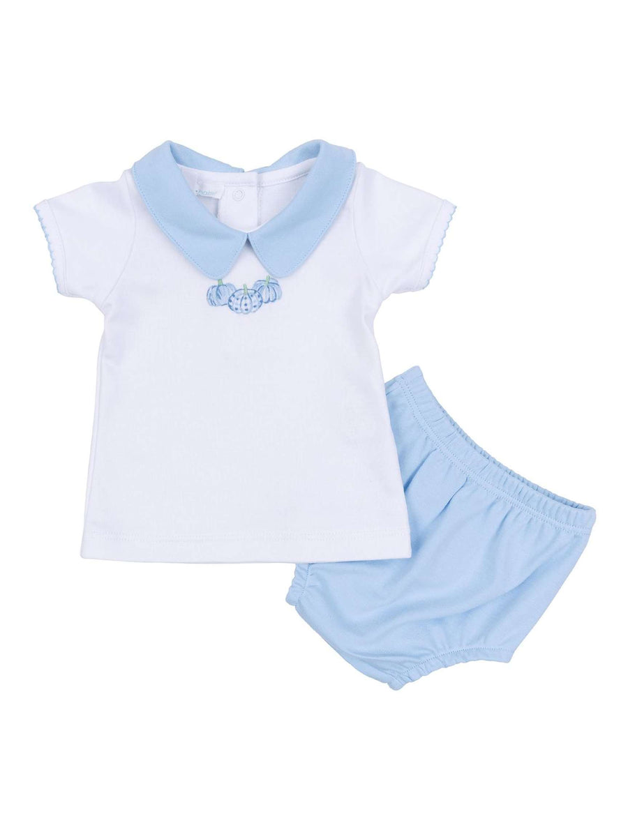 Set of 2 - Pom-Pom Lace Diaper Cover with Matching Bib in Blush