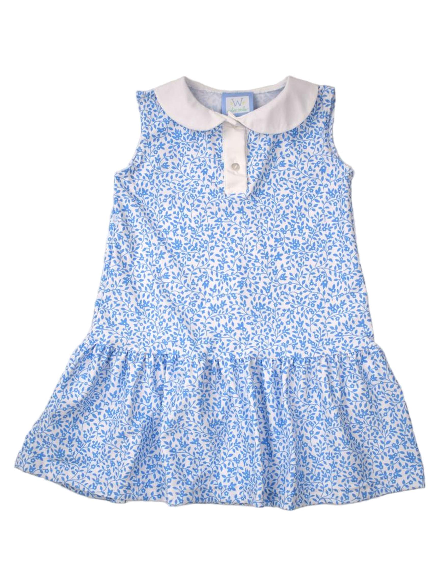Blue Floral Polo Dress 3 Blue Floral Polo Dress 3