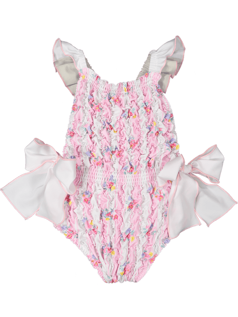 Happy Princess Pink Gingham Swimsuit Girls Swimwear Beachwear