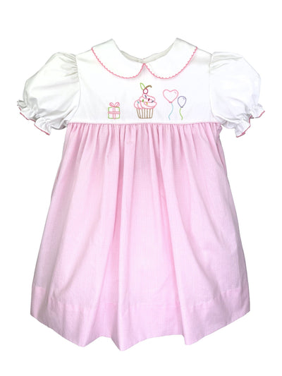 Cupcake Embroidered Dress