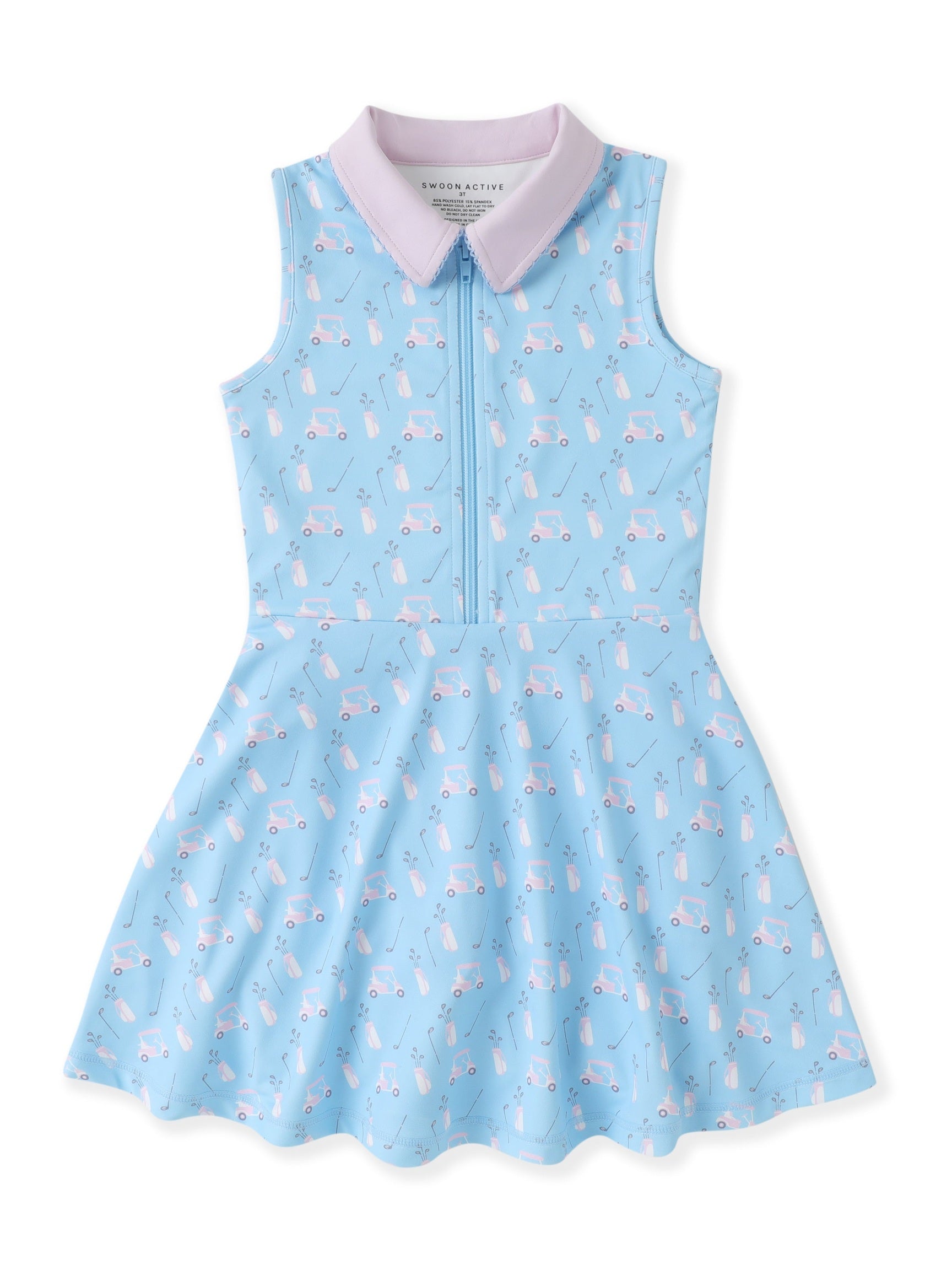 baby blue tennis dress Fairway 6 back_in_stock Blue Floral Dress Cardigan Featuring a built Shoe US Size:7
