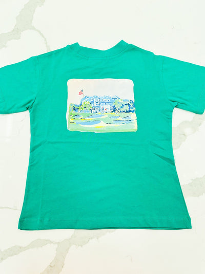 Logo S/S Tee - Clubhouse on Kelly Green