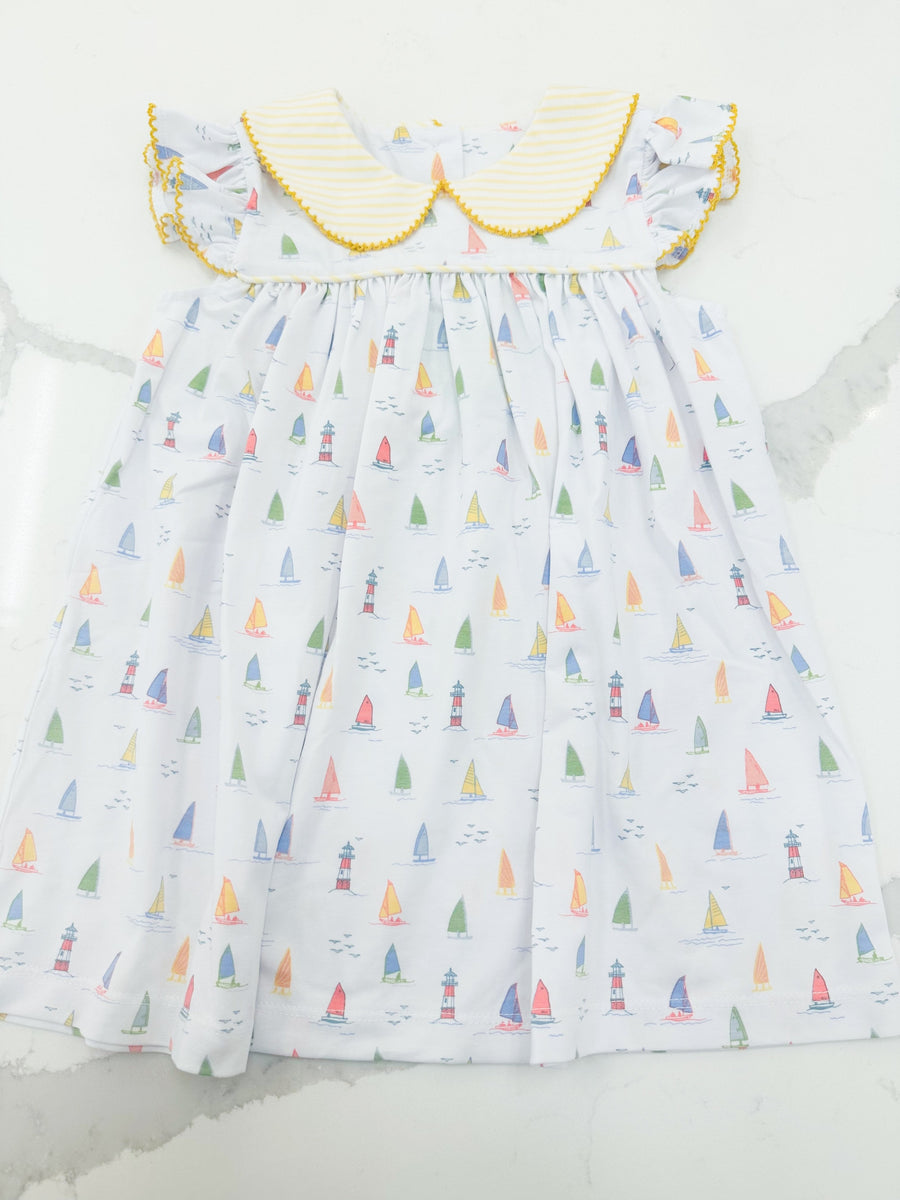 Baby Romper Polo SS Sail Away
