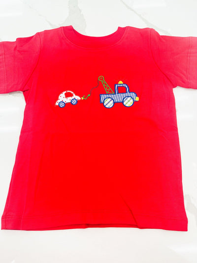 Red Houston Shirt - Tow Truck