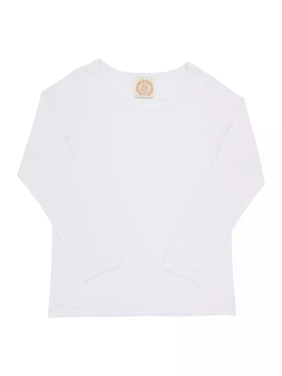 Plain Jayne L/S Shirt - Worth Avenue White