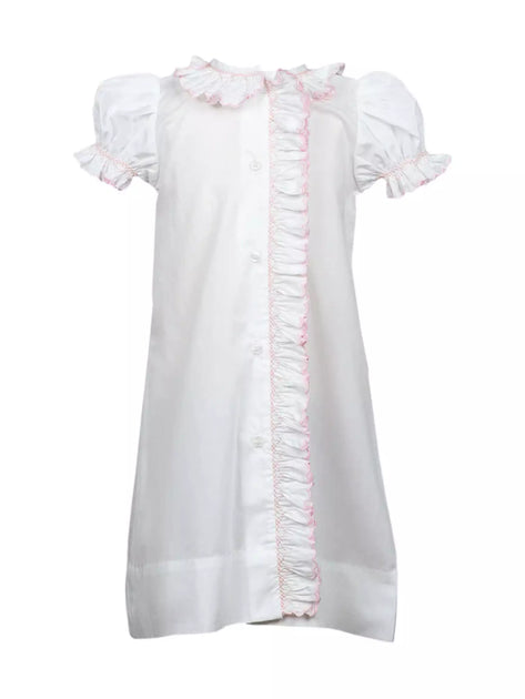 Proper Peony Girls White Bayleigh Shadow Bow Dress main image 0