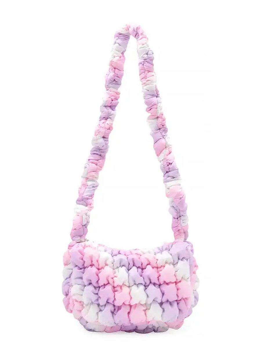 Quilted Scrunchies Hobo Sling Bag