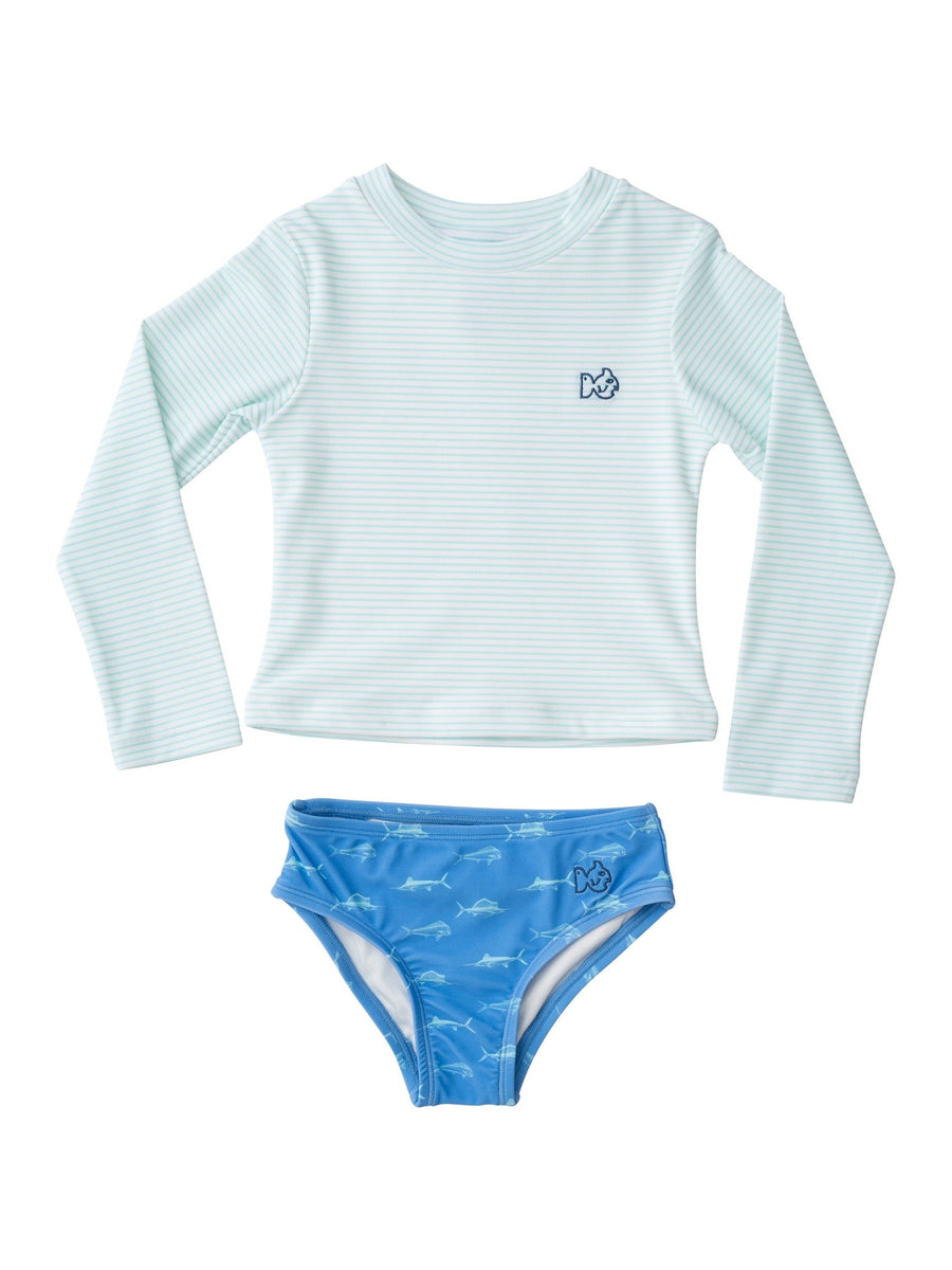 KIDS A-LINE FRILL DRESS REEF WARRIOR