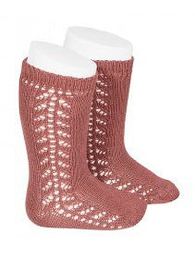 Side Crochet Knee Socks