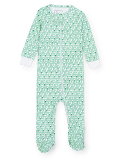 Parker Zipper Pajama - Golf Putting Green