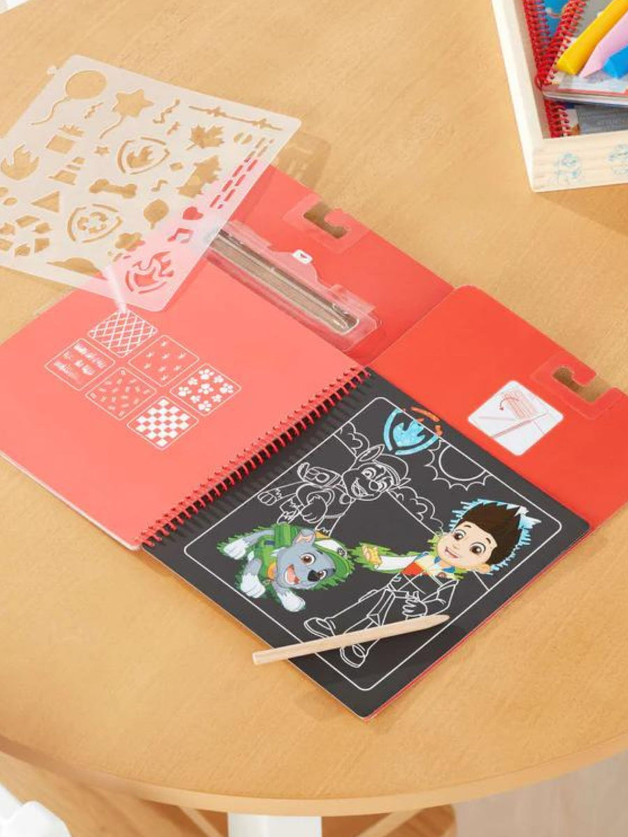 Paw Patrol Scratch Art Pad Marshall Posh Tots Children's Boutique