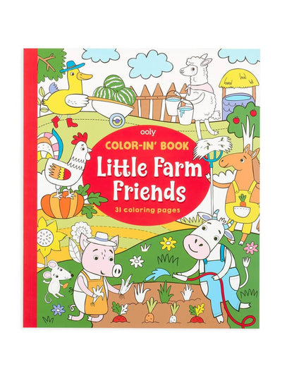 Color-in' Book: Little Farm Friends