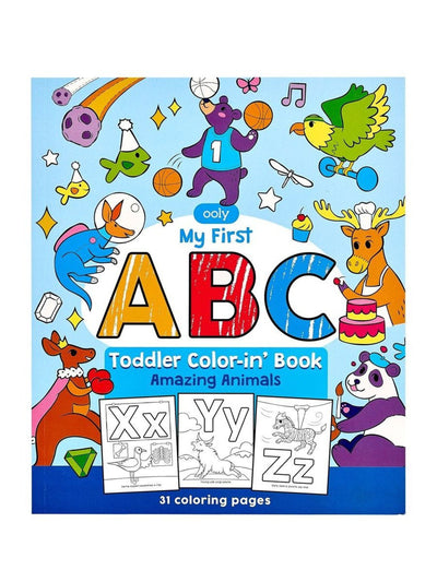 My First ABC: Amazing Animals Toddler Coloring Book