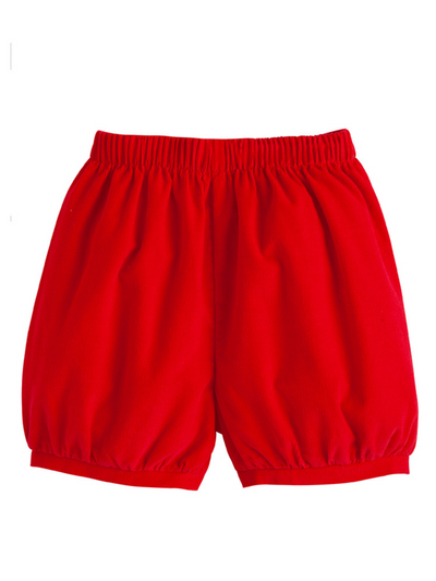 Banded Shorts - Red Corduroy