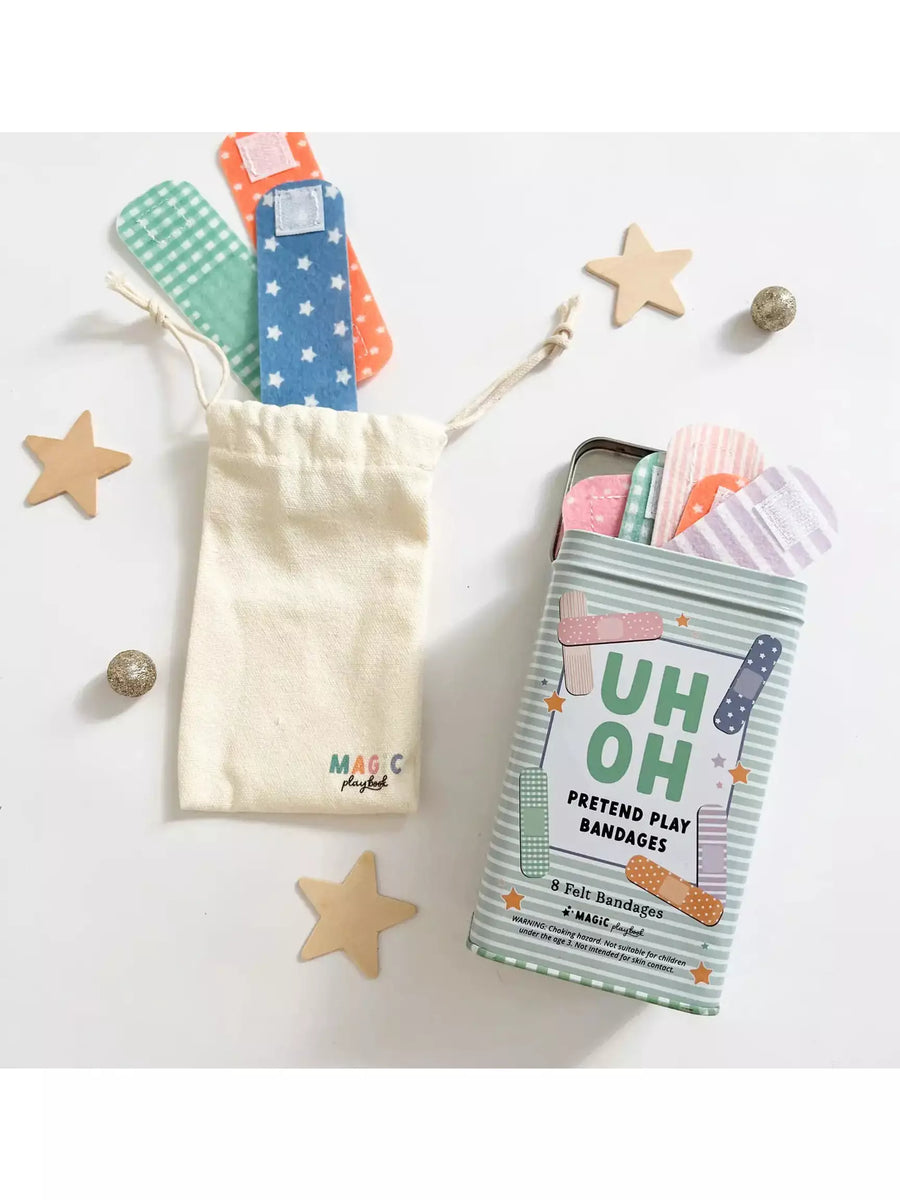 Pretend Play Bandages & Bandaid Tin Posh Tots Children's Boutique