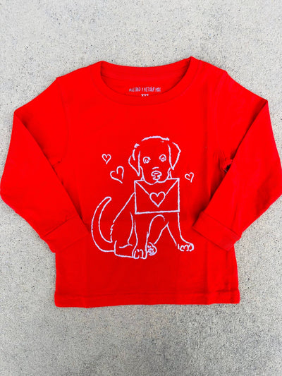 Valentine Dog L/S T-Shirt