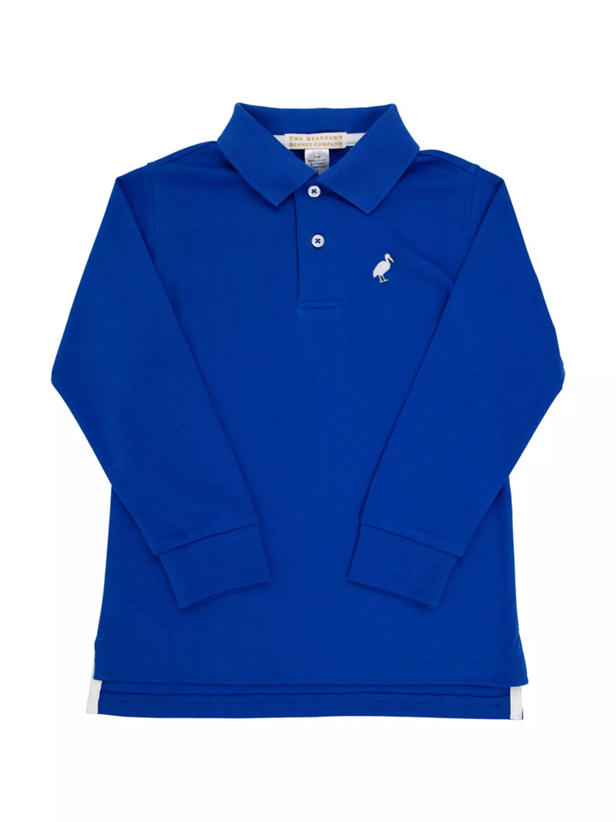 Prim and Proper L/S Polo Rockefeller Royal Posh Tots Children's