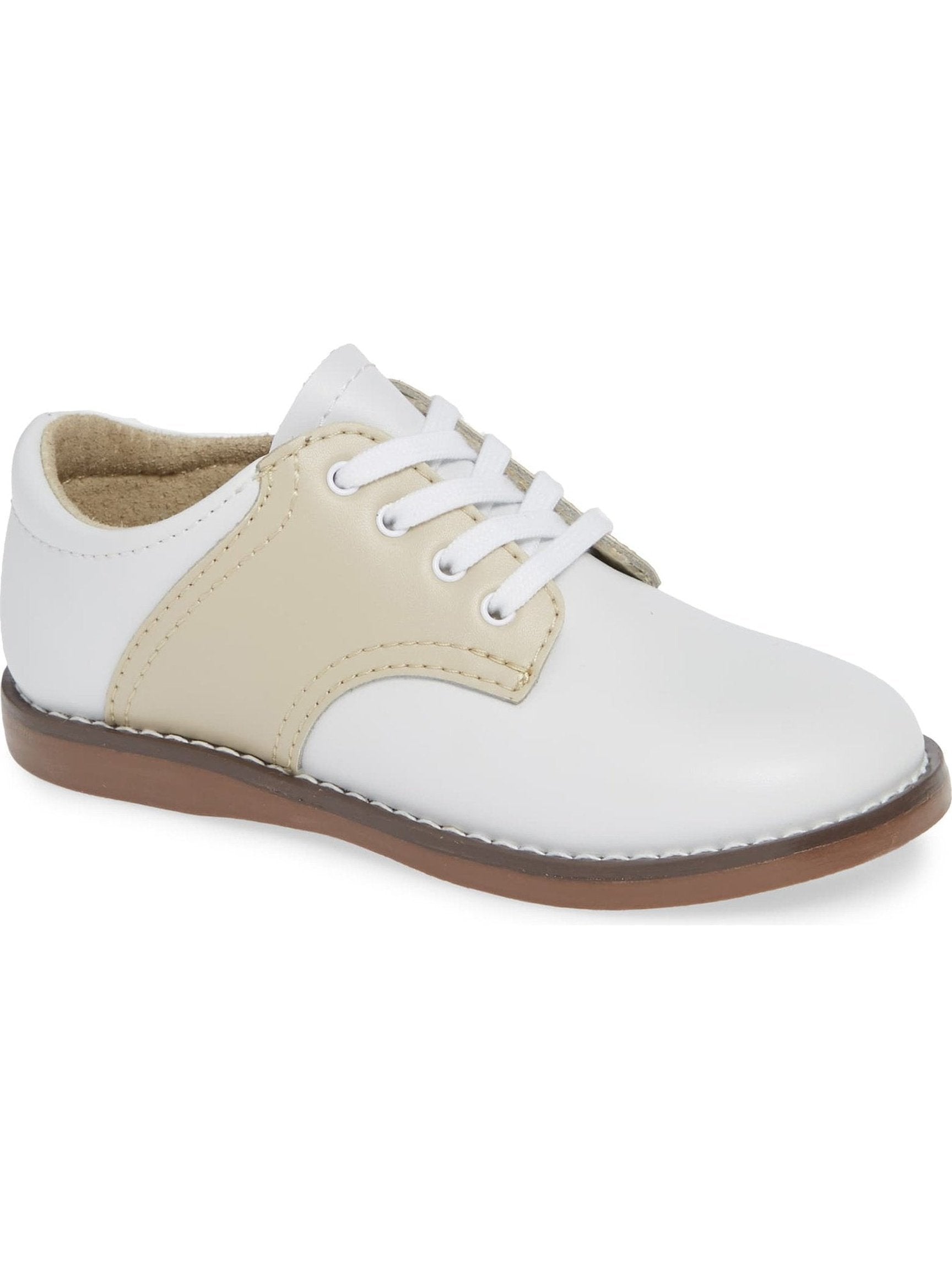 Cheer Saddle Oxford - White/Ecru 3 Cheer Saddle Oxford - White/Ecru 3
