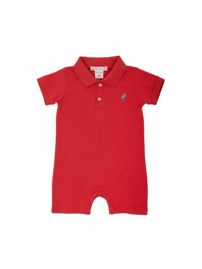Sir Propers Romper - Richmond Red/Park City Periwinkle