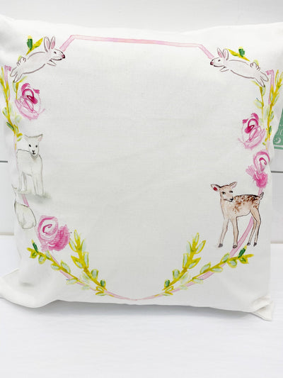 Lamb & Bunny Pillow