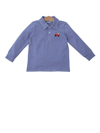 Firetruck Embroidered Polo