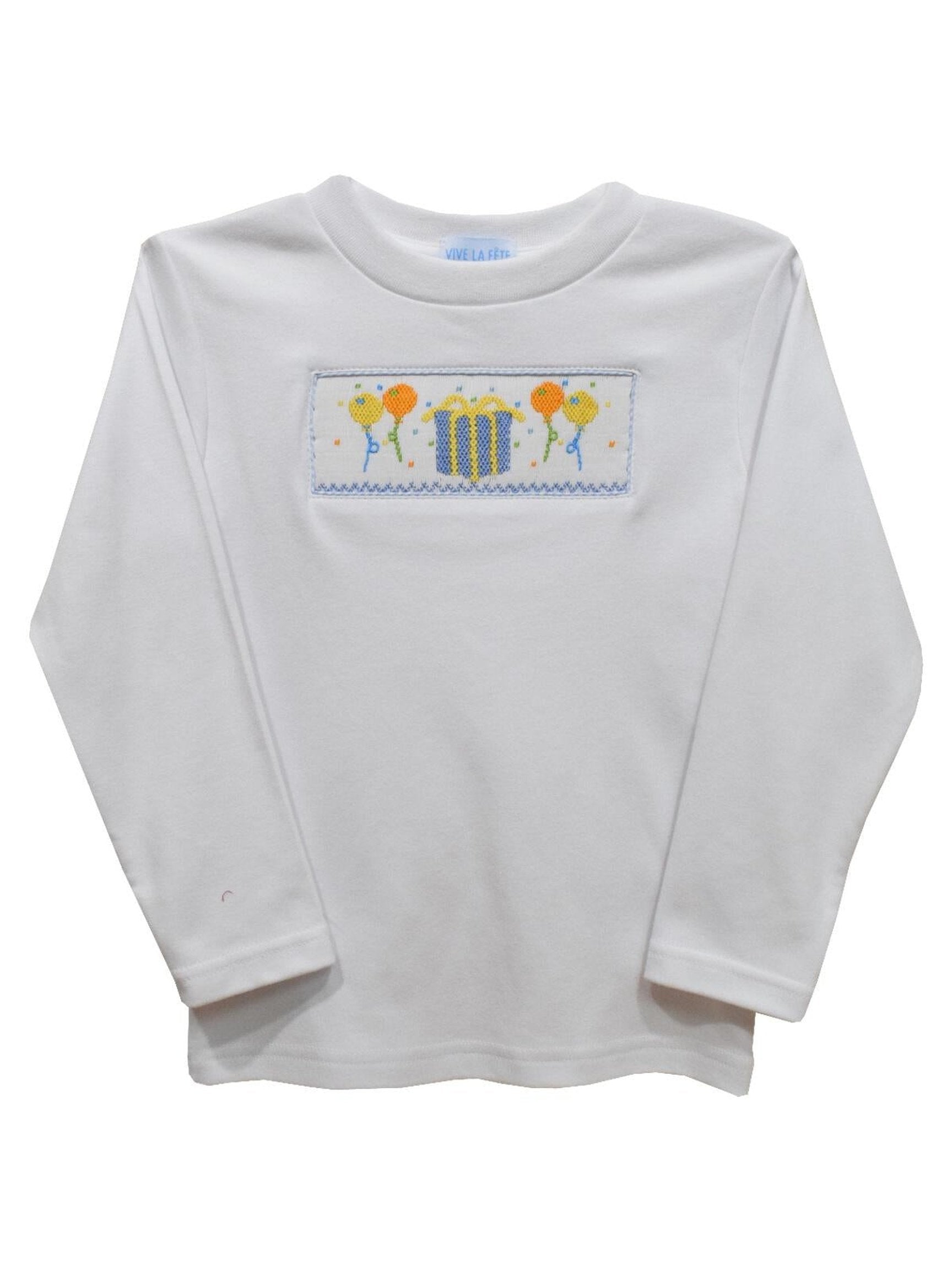 Birthday L/S Shirt - White