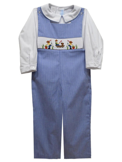 Fishing Day Smocked Longall w/ Shirt