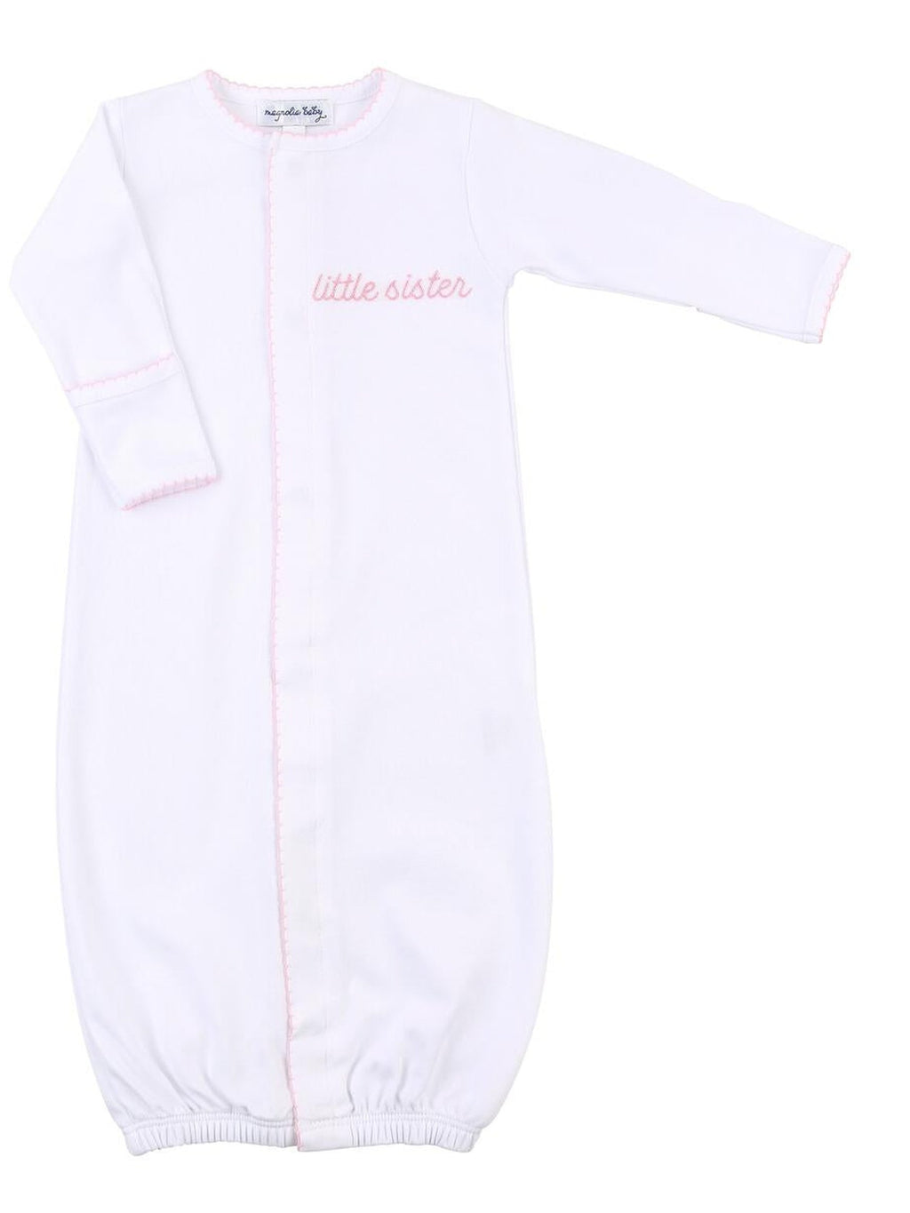Little Sister Embroidered Converter - Pink