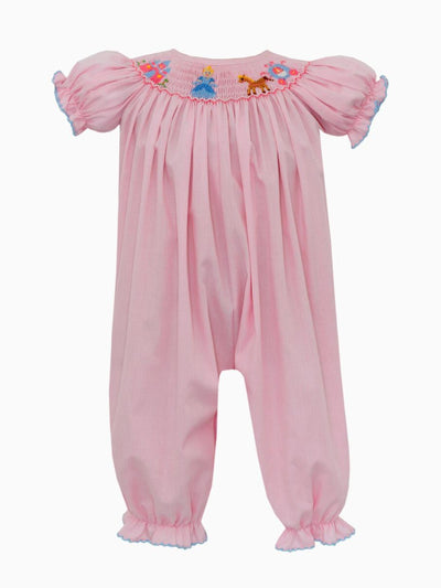 Cinderella Smocked Long Bubble