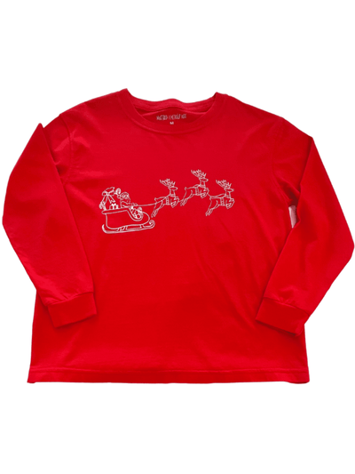 Red Santa Sleigh T-Shirt