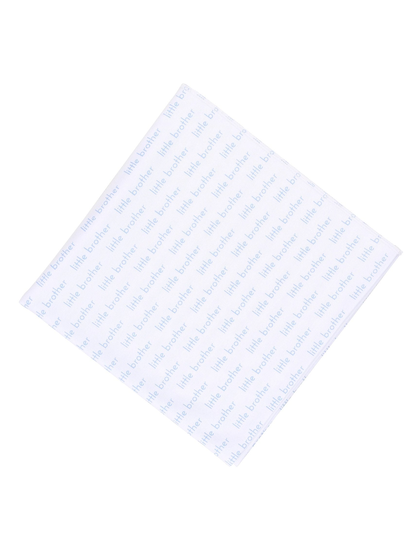 Little Brother Printed Swaddle Blanket