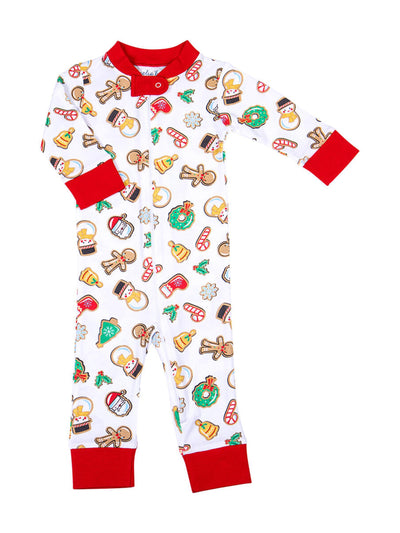 Holly Jolly Cookies Zipper Pajamas