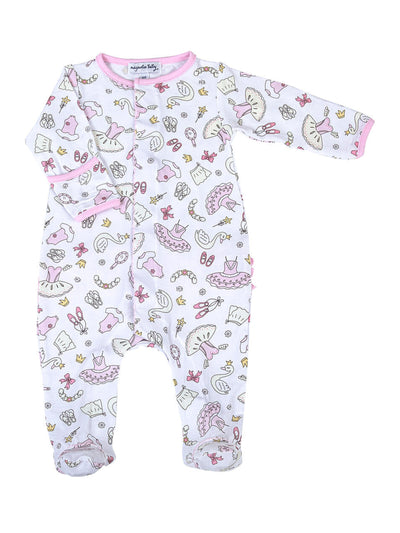 Swan Lake Printed Ruffle Footie