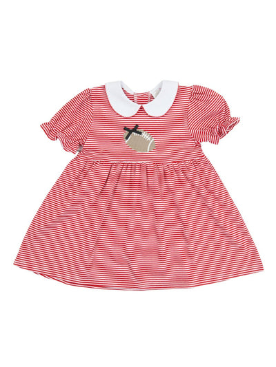 Red Striped Tailgate Dress
