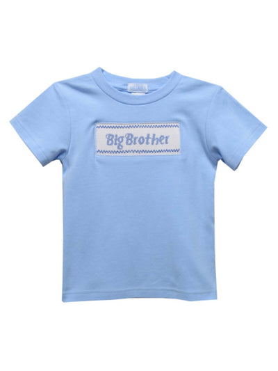 Big Brother Smocked Short Sleeve Shirt