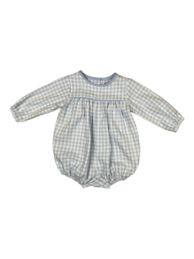 PRE-ORDER Andrew Bubble - Blue Gingham Flannel