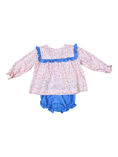 PRE-ORDER Sydney Bloomer Set - Pink/Periwinkle Floral