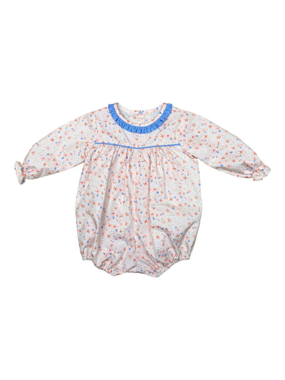 PRE-ORDER Christy Bubble - Pink/Periwinkle Floral