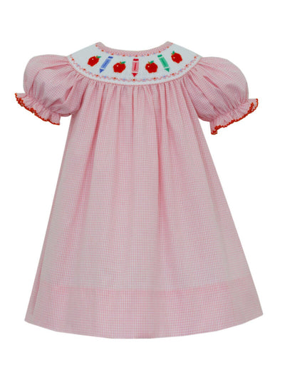 PRE-ORDER Back to School Smocked Dress