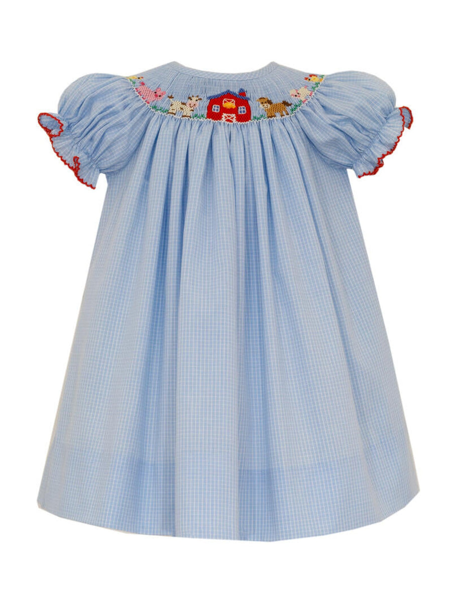 PRE-ORDER Smocked Farm Dress | Posh Tots Children's Boutique