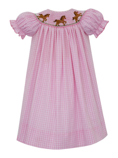 PRE-ORDER Smocked Horses Dress