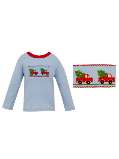 PRE-ORDER Truck Toting Tree Boy's Top