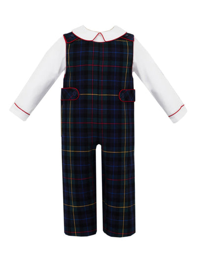 PRE-ORDER Navy Plaid Jon Jon Set