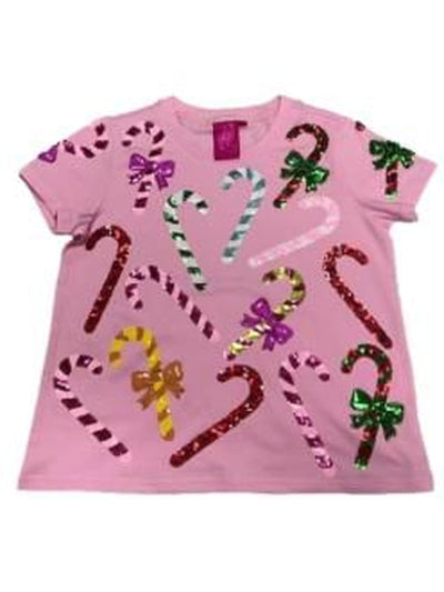 Pink Rainbow Candy Canes Shirt