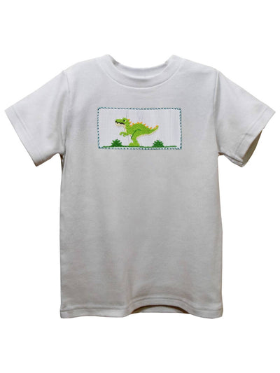 Dinosaurs Smocked Short Sleeve Shirt