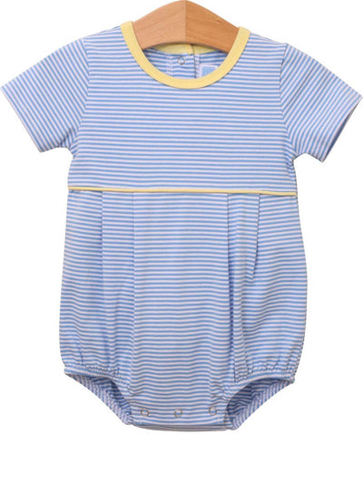 PRE-ORDER Bentley Bubble- Cornflower Stripe/Yellow