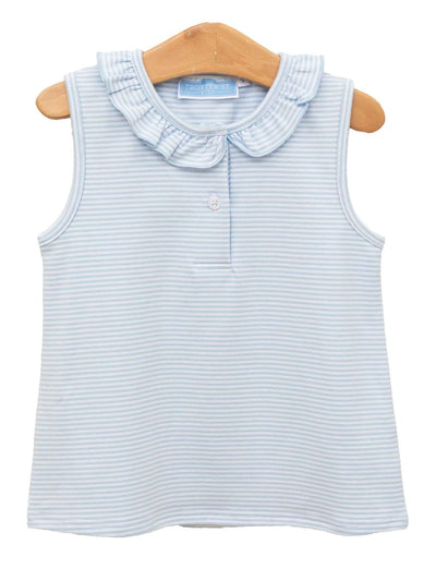 PRE-ORDER Nora Tank- Light Blue Stripe