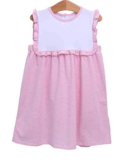 PRE-ORDER Alice Dress- Light Pink Stripe